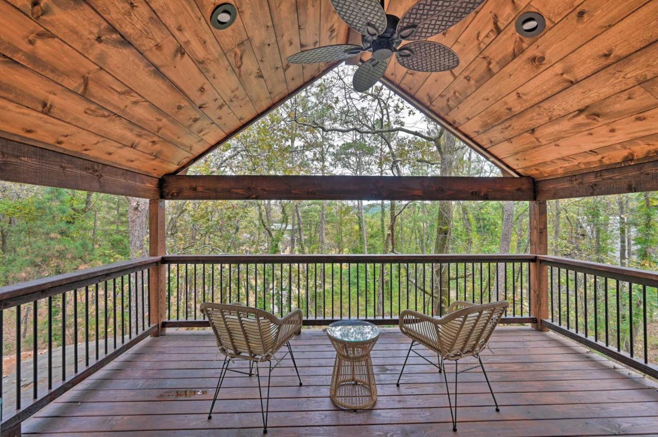 Tudor-Style Broken Bow Cottage With Hot Tub And Decks! Stephens Gap المظهر الخارجي الصورة